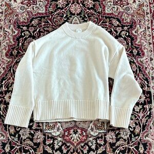 H&M Cream Crew Neck Sweater